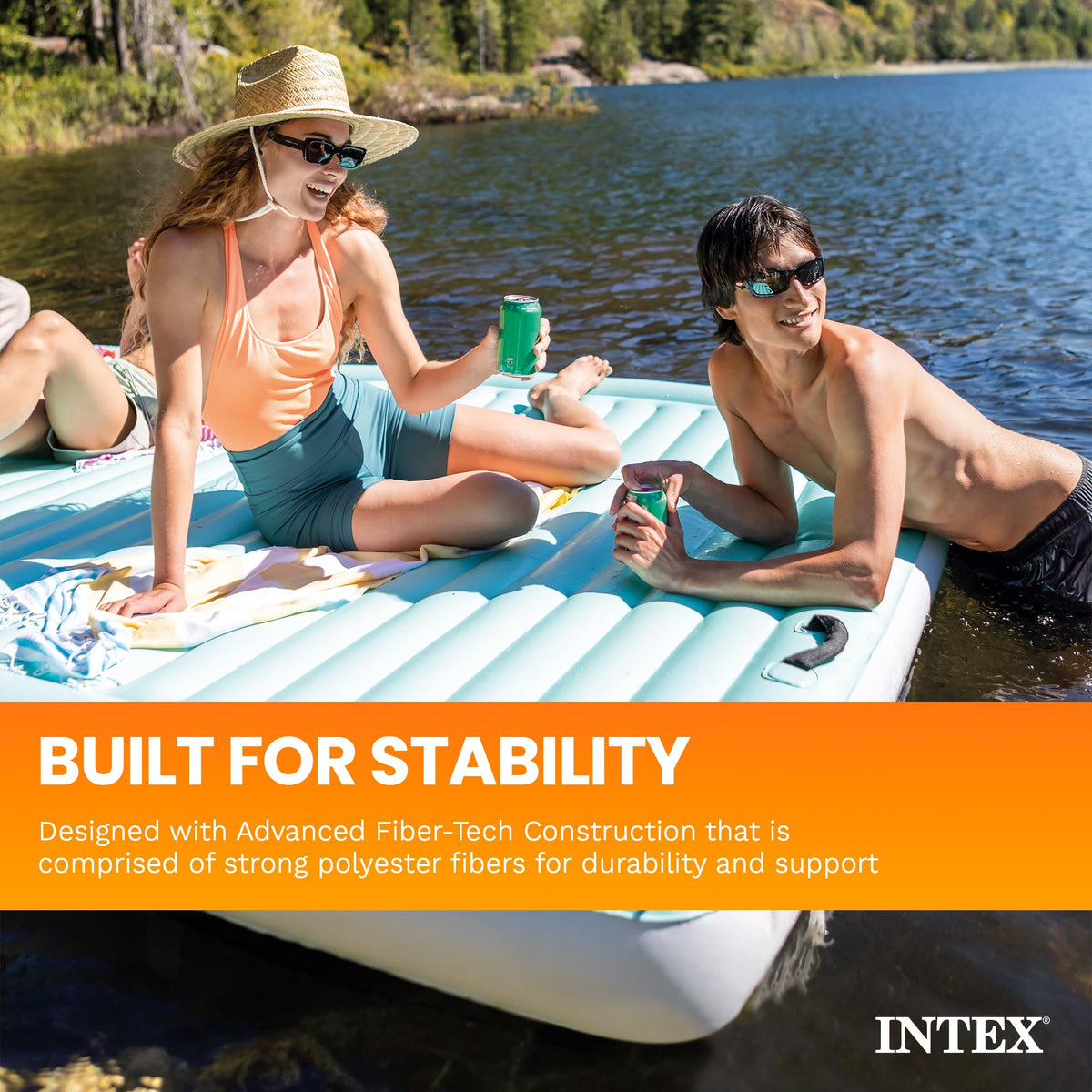 Inflatable Floating Water Lounge Mat Z317792