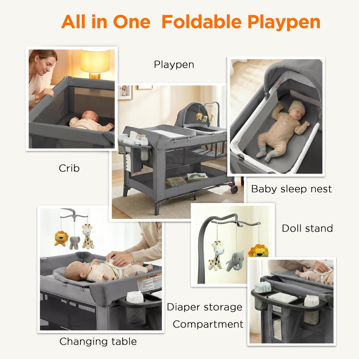 Pack and Play with Bassinet and Changing Table W485422