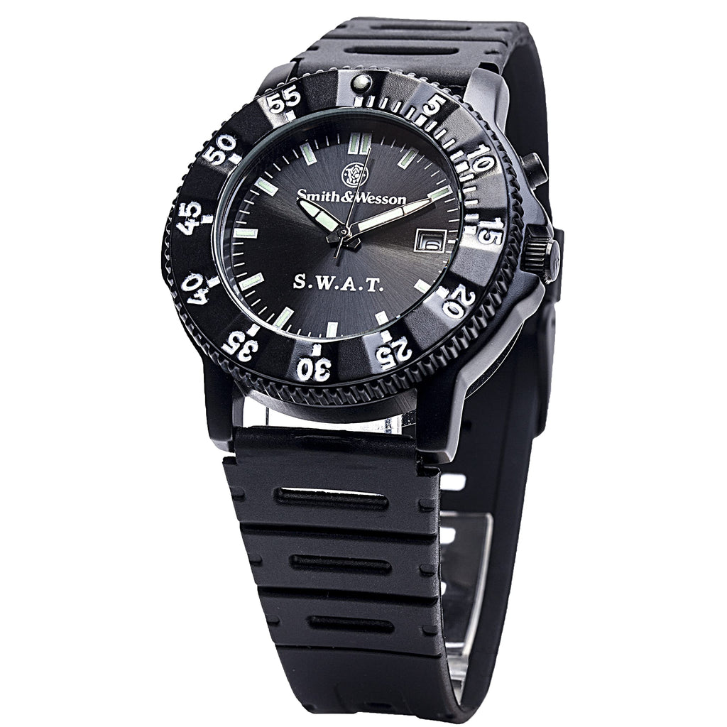 Men's Tactical Watch, 3ATM, Stainless Steel, 40mm Q204809
