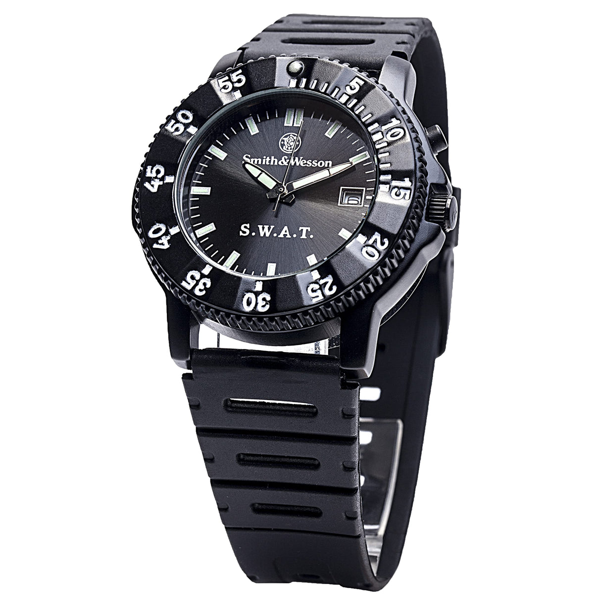 Men's Tactical Watch, 3ATM, Stainless Steel, 40mm Q204809