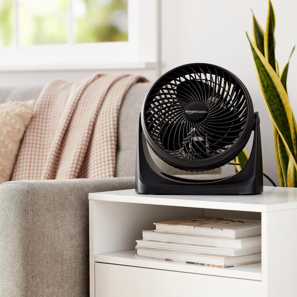 Black 3 Speed Air Circulator Desk Fan G6712