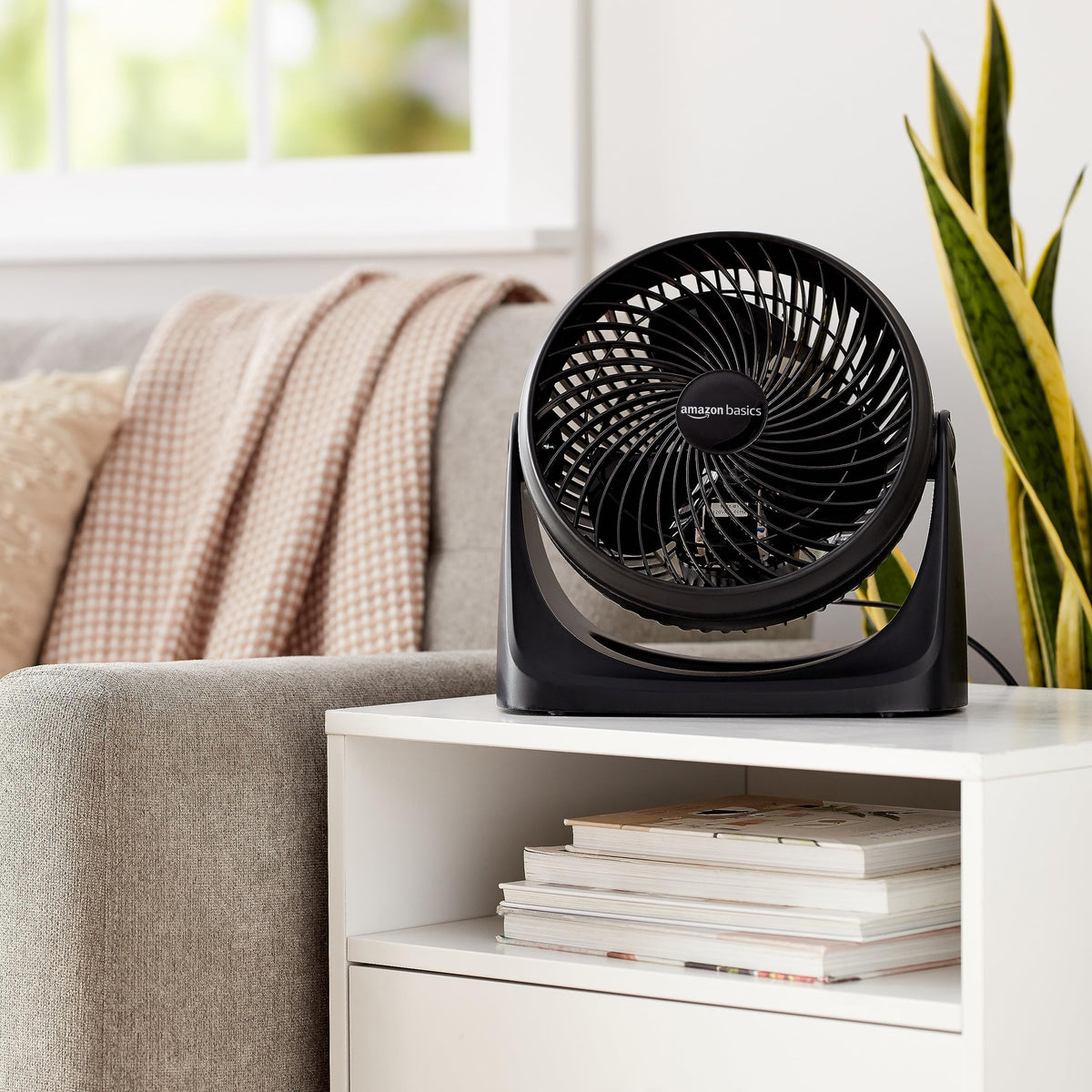 Black 3 Speed Air Circulator Desk Fan G6712