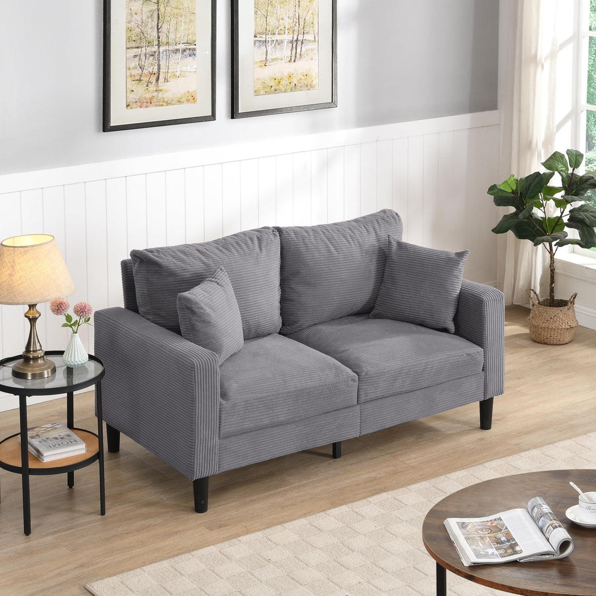Light Gray Oversized Sleeper Sofa Chair A439586