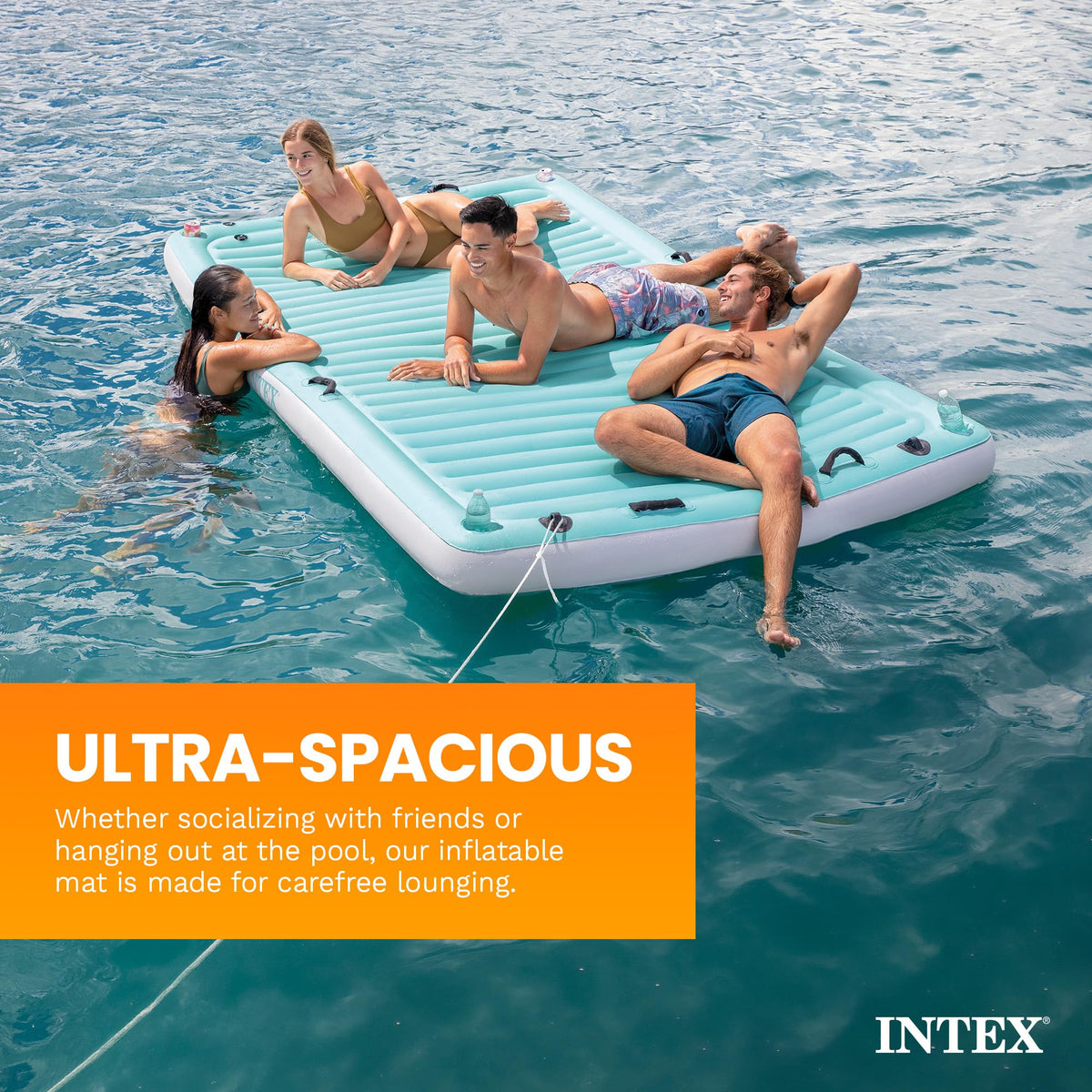 Inflatable Floating Water Lounge Mat Z317792