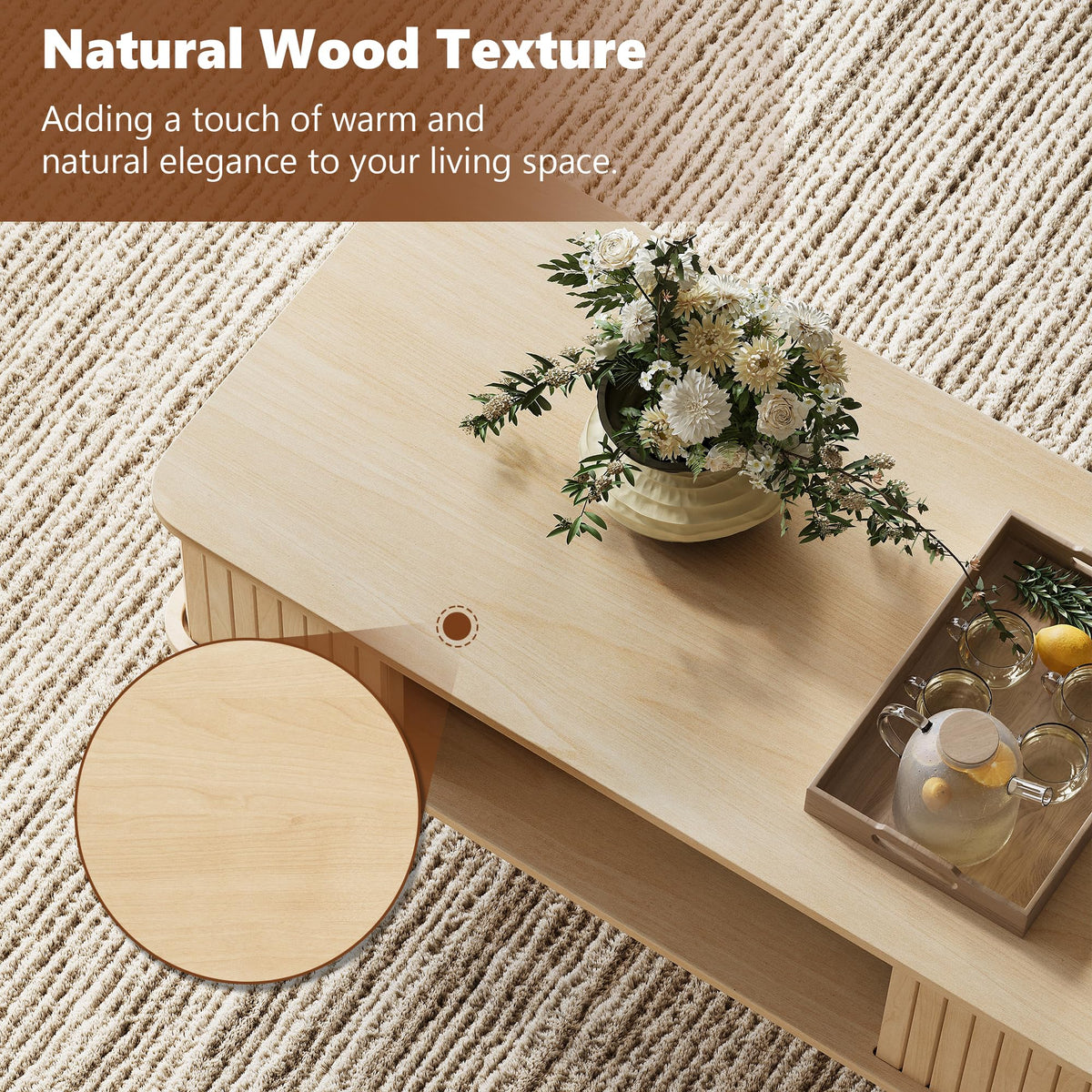 Coffee Table with Storage C35788
