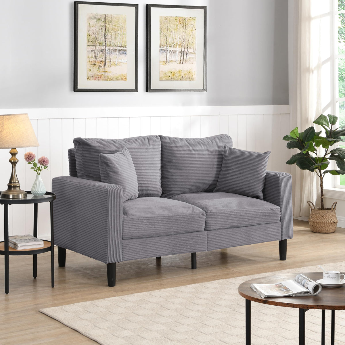 Light Gray Oversized Sleeper Sofa Chair A439586