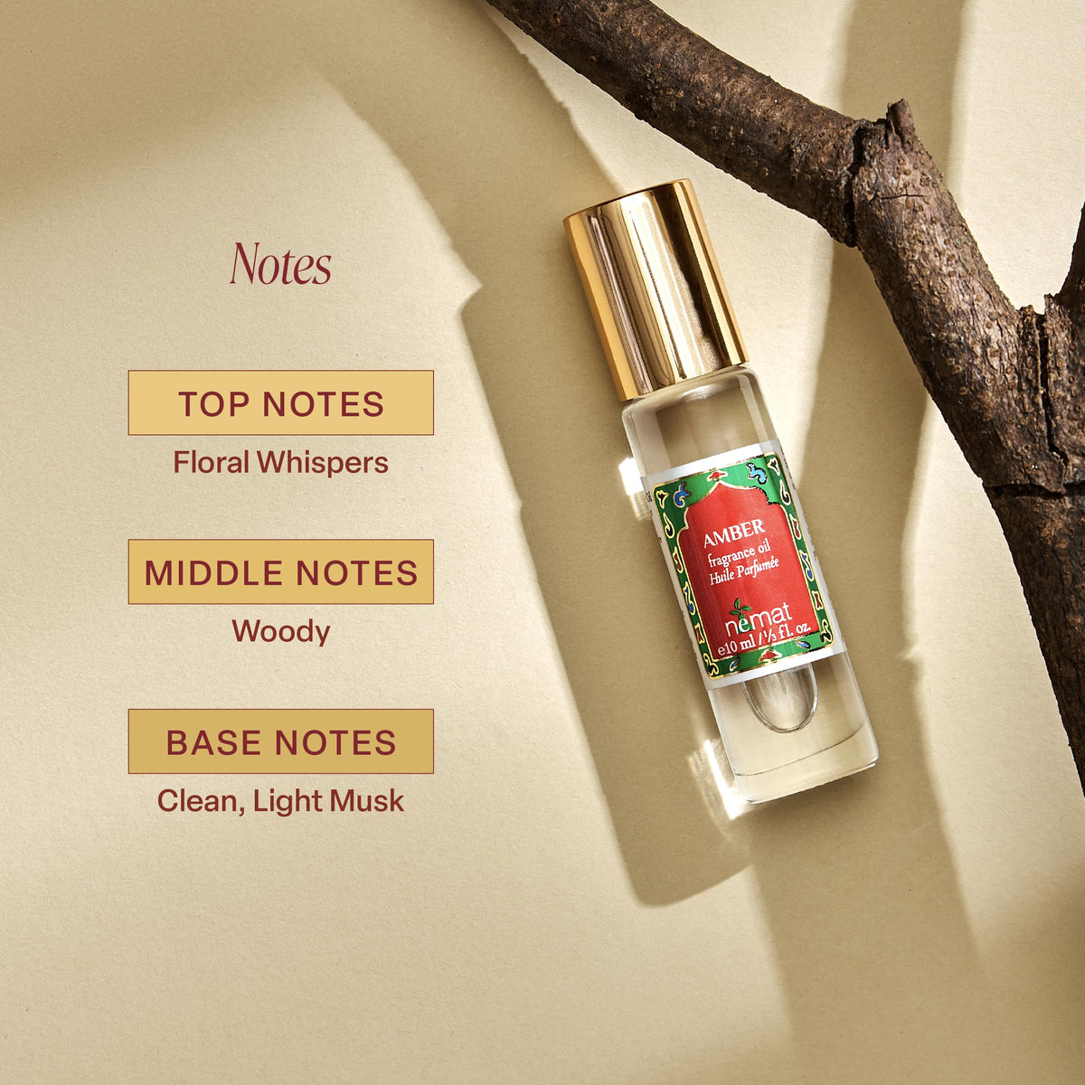 Amber Perfume Oil Roll-On 10 ml V460262