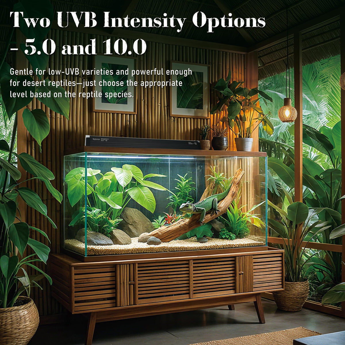 T5 HO UVB 5.0 Light Fixture with Tube W692337