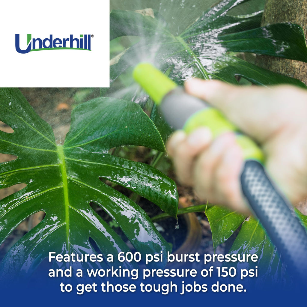 Clear 100 ft 3/4 Inch Flexible Anti-Kink Garden Water Hose W2702