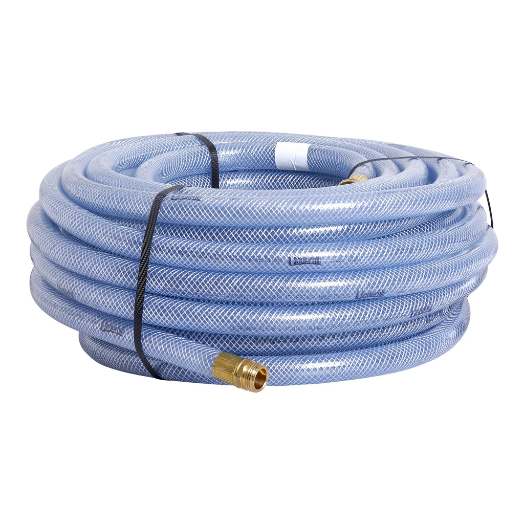 Clear 100 ft 3/4 Inch Flexible Anti-Kink Garden Water Hose W2702