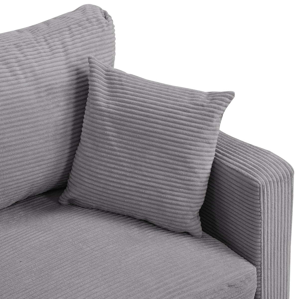 Light Gray Oversized Sleeper Sofa Chair A439586